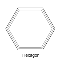 hexagon Custom-Shaped Window