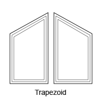 Trapezoid Custom-Shaped Window
