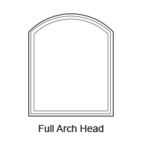 Full Arch Head Custom-Shaped Window